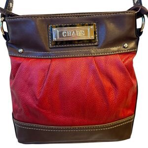 Chaps Vegan Leather Crossbody Bag